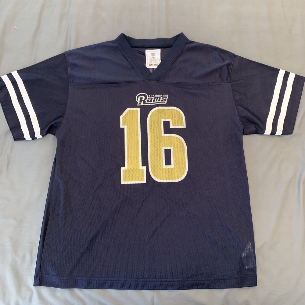 Los Angeles Rams Jersey Youth‎ XL NFL Football Jared Goff 16 Team Apparel